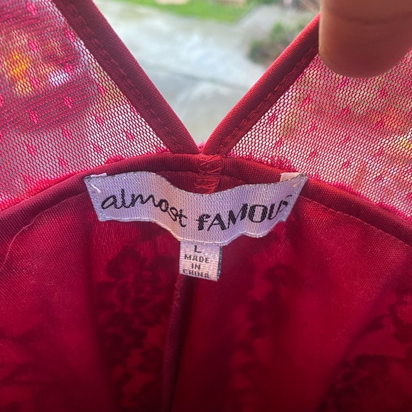 Large size Red Dress - Picture 3 of 7